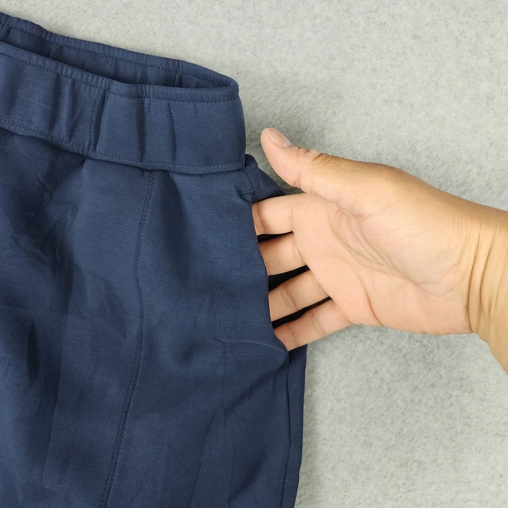 Mondetta Walking Skort Womens XL Navy Performance Luxury High Rise Elastic Waist
